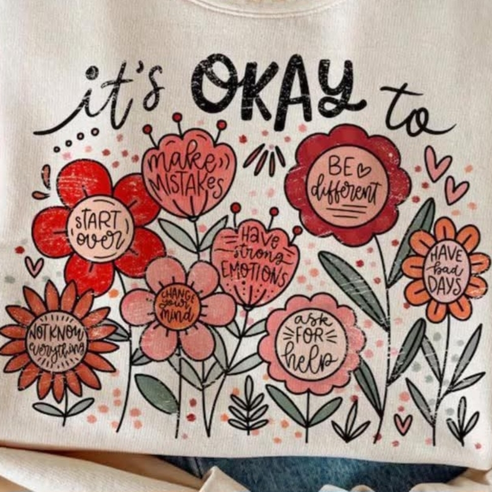 Floral Graphic T-Shirt-white